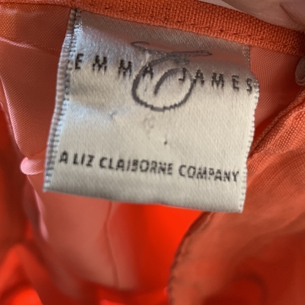 Peach Mini Skirt Vintage Upcycled Emma & James - Picture 4 of 5